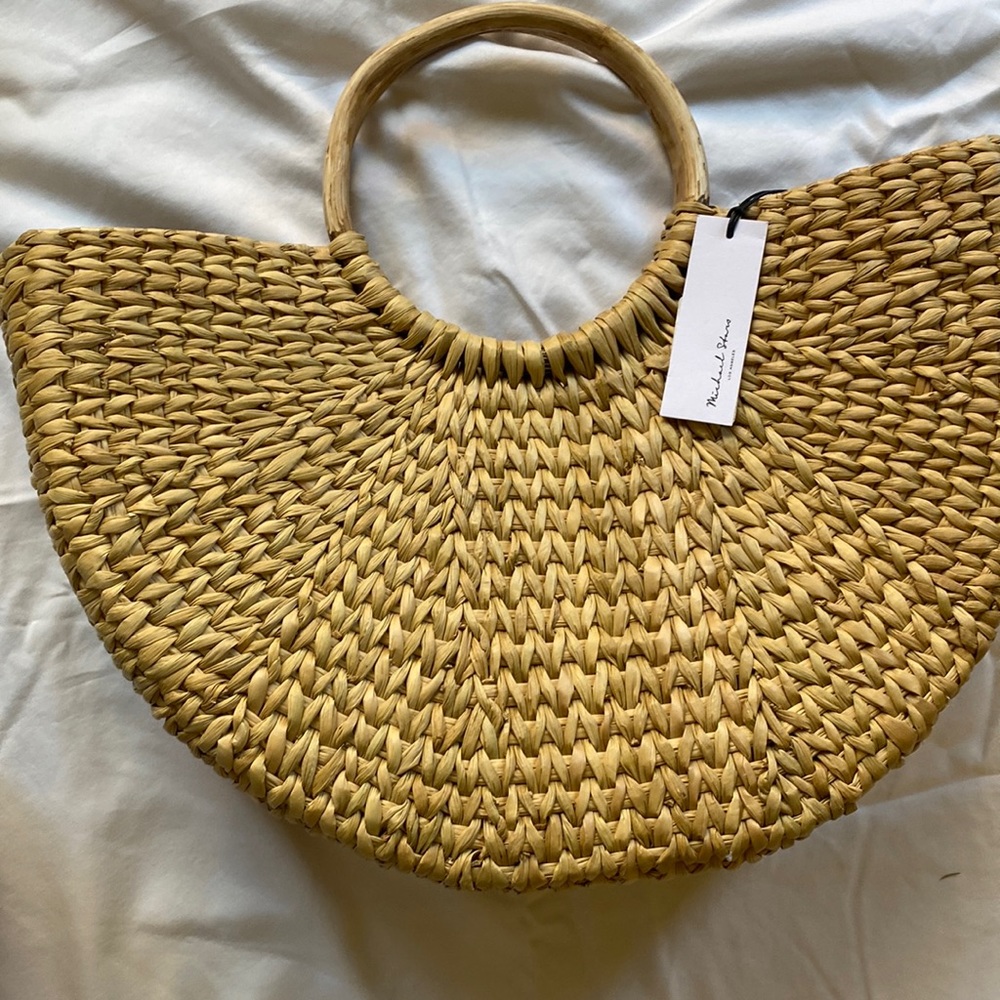 Michael stars new with tags 100% vegetable straw material